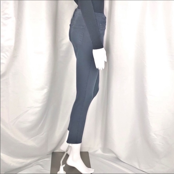L’Agence Blue Ash Margot High Rise Skinny Crop Sz25 Zip Fly Button Close 5Pocket - Picture 15 of 16